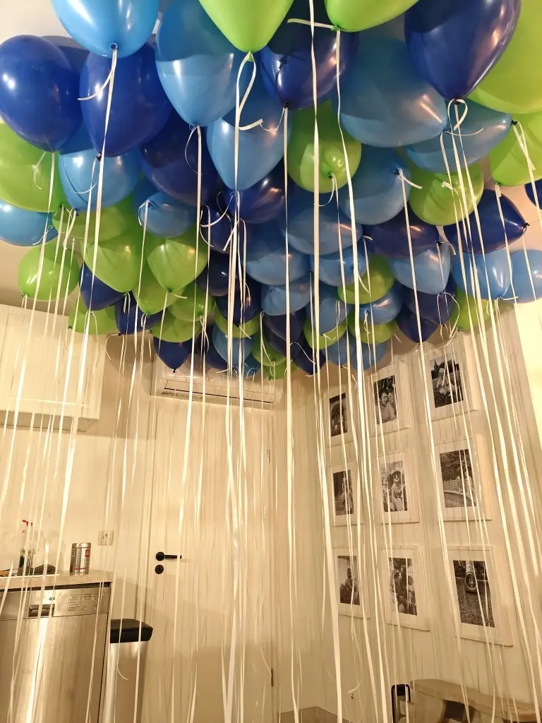 Ballon à l’hélium à l’unité (Transparant, Neen, danku, 1)